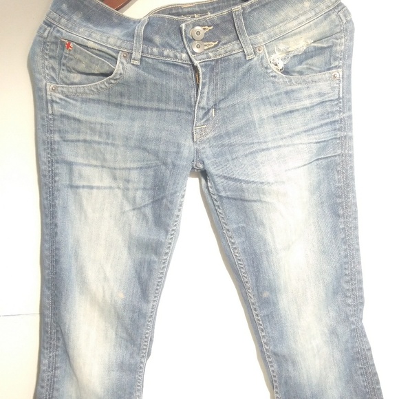 Hudson distressed capri jeans - Picture 2 of 6